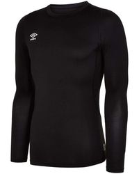 Umbro - Core Crew Neck Long-Sleeved Base Layer Top - Lyst