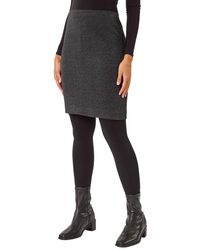 Roman - Smart Textured Stretch Skirt - Lyst
