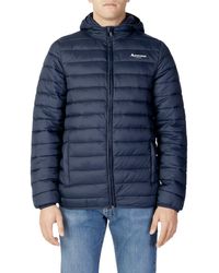 Aquascutum - London Logo Marineblau Active Hoodie Jacke - Lyst
