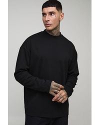 BoohooMAN - Tall Oversized Super Heavy Premium Long-Sleeved T-Shirt - Lyst