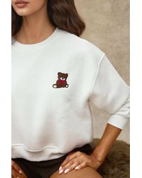 Hiccup - Embroidered Relaxed Fit Cotton Sweatshirt - Lyst