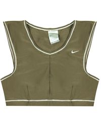 Nike - Dri-Fit Sports Bra Fitness V-Neck Sleeveless Training Top 222665 204 - Lyst
