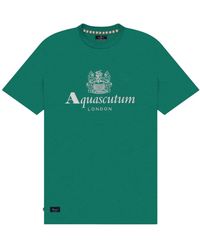 Aquascutum - Active Beach Basic Big Logo T-Shirt Cotton - Lyst