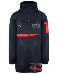PUMA - Bull Racing Rct Long Sleeve Zip Up Jacket 577760 01 Nylon - Lyst