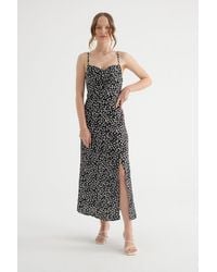 Hiccup - Floral Sweetheart Neck Spaghetti Strap Maxi Dress - Lyst