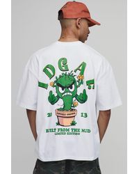 BoohooMAN - Collector's Edtn Daisy Print Oversized Pocket T-Shirt - Lyst