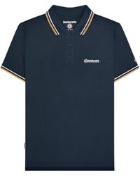Lambretta - Ss25 Twin Tip Polo Shirt /Wood Ash/Tobacco) Cotton - Lyst