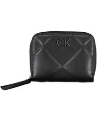 Calvin Klein - Accessoires ,Zwart ,Polyester Polyester Portemonnee - Lyst