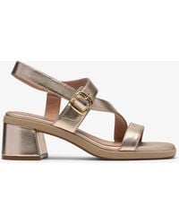 Clarks - Jaylan Sol Champagne Sandals - Lyst