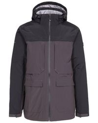 Trespass - Heathrack Waterproof Jacket (Dark) - Lyst