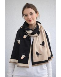 SVNX - Robin Embroidered Reversible Scarf - Lyst