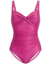 Regatta - Ladies Sakari Retro Wave Tummy Control One Piece Swimsuit - Lyst