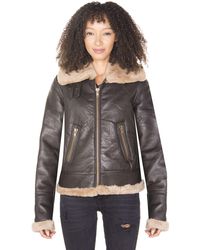 Infinity Leather - B3 Sheepskin Flying Jacket-Kayseri - Lyst