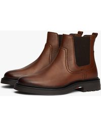 Tommy Hilfiger - Comfort Chelsea Boots Winter Cognac - Lyst