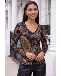 Roman - Paisley Print Top - Lyst