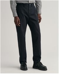 GANT - Regular Fit Twill Chinos - Lyst
