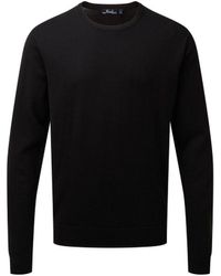 PREMIER - Knitted Cotton Crew Neck Sweatshirt () - Lyst
