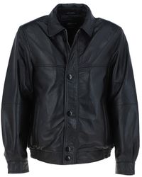 Ashwood Leather - 'Ferdinando' Bomber Jacket - Lyst