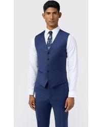Ted Baker - Single Breasted Five Button V-Neck Slim Fit Suit Waistcoat - Lyst