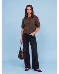 Urban Bliss - Wool Blend Short Sleeved Cardigan - Lyst