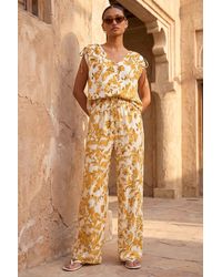 Roman - Floral Hotfix Tie Blouse - Lyst