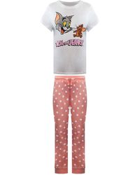 Disney - Warner Bros Tom & Jerry Multicoloured Pyjama Set - Lyst