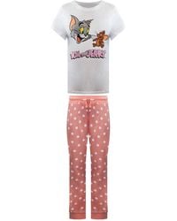 Disney - Warner Bros Tom & Jerry Multicoloured Pyjama Set - Lyst