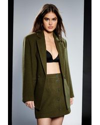 Runway - 1.8.1.8 Wool Mix Mini Skirt - Lyst