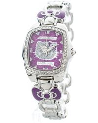 Chronotech - Silver Steel Watch - Lyst