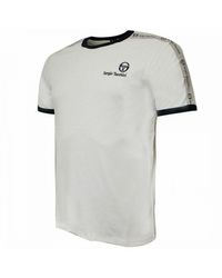 Sergio Tacchini - Short Sleeve Crew Neck Whte Dalhoa T-Shirt 38357 100 - Lyst