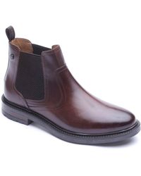 Base London - Smith Leather Boots - Lyst