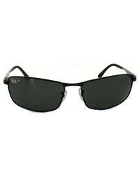 Ray-Ban - Rayban Sunglasses 3498 002/9A Polarized Metal - Lyst
