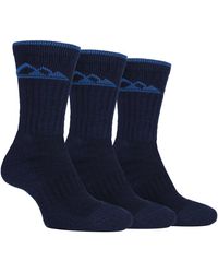 Storm Bloc - 3 Pairs Heavy Cushioned Breathable Outdoor Cotton Hiking Socks - Lyst