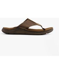 Josef Seibel - Maverick 05 Toe-Post Sandals Chestnut - Lyst