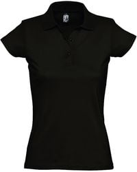 Sol's - Ladies Prescott Short Sleeve Jersey Polo Shirt (Deep) - Lyst