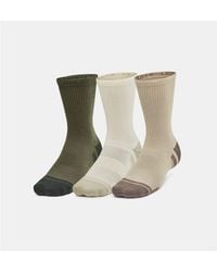 Under Armour - Ua Performance Tech 3 Pack Crew Socks - Lyst