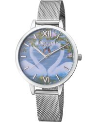 Johan Eric - Knopsvane Ss Watch With Photo Dial And Mesh - Lyst