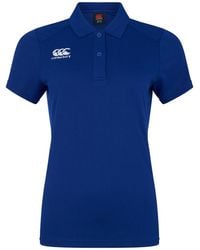 Canterbury - Ladies Club Dry Polo Shirt (Royal) - Lyst