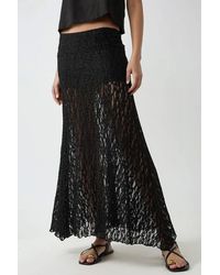 Hiccup - High Waist Relaxed Fit Lace Skirt - Lyst