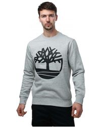 Timberland - Kennebec River Crew Sweatshirt In Grijs Heather - Lyst