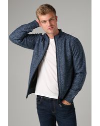 Kensington Eastside - Sherpa Lined Zip-Through Cardigan - Lyst
