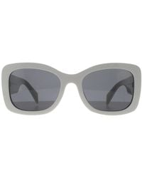 Prada - Oval Talc Dark Pra08S - Lyst
