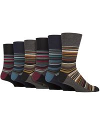 Gentle Grip - 6 Pairs Cotton Socks - Lyst