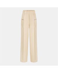 Off-White c/o Virgil Abloh - Off Solid Wide Leg Trousers - Lyst