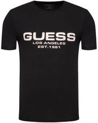 Guess - L.a. Logo T Shirt - Lyst
