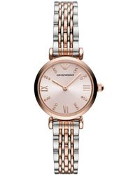 Emporio Armani - Stainless Steel Bracelet Watch 28mm - Lyst
