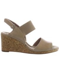 Clarks - Lafley Lily Wedges Leather - Lyst