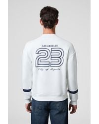 Grimelange - Oversized Crew Neck Printed Sweatshirt - Lyst