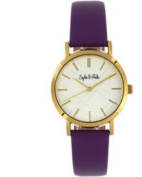 Sophie & Freda - And Budapest Leather-Band Watch - Lyst
