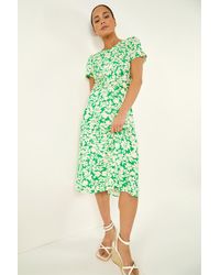 Roman - Petite Twist Front Stretch Dress - Lyst